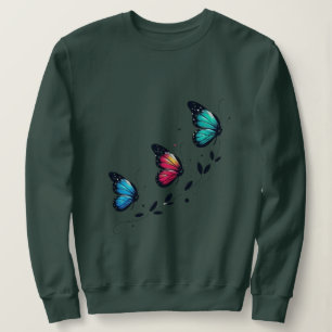 Sweatshirt Rêves de papillon Ailes pastel Une douce ascension
