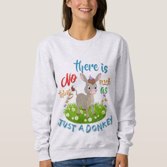 Sweatshirt Rien de tel qu'un âne (Devant)