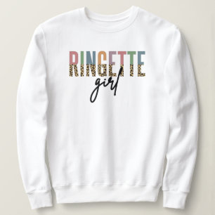 Sweatshirt Ringette Girl Cheetah Imprimer   Lecteur Ringette