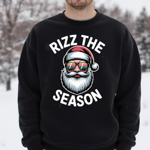 Sweatshirt "Rizz The Season" Père Noël cool