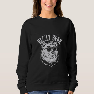Sweatshirt Rizzly Bear Funny Rizz Viral Internet Meme Pun Jok