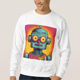 Sweatshirt Robot Pop Art
