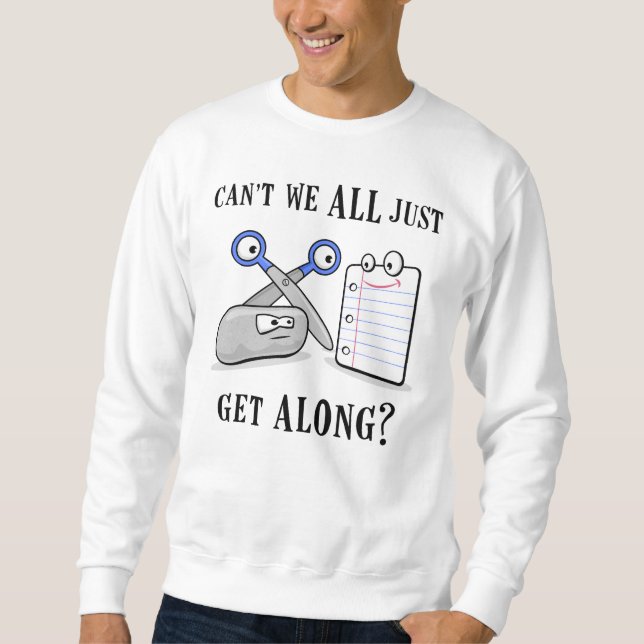 Sweatshirt Roche-Papier-Ciseaux (Devant)
