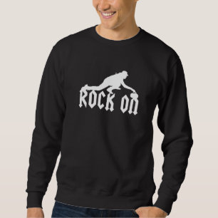 Sweatshirt Rocher Sur Curling Curler Pierres Balayage Balayag