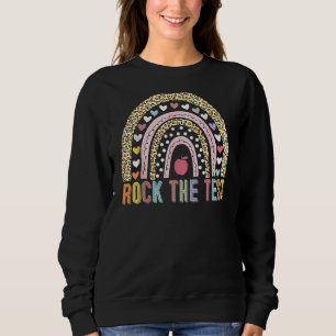 Sweatshirt Rock The Test Enseignant Test Jour Test Étudiants 