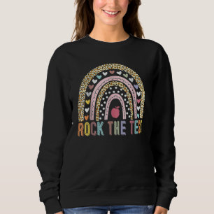 Sweatshirt Rock The Test Teacher Jour Test Test Day Jour Rain