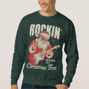 Sweatshirt Rockin' Around The Christmas Tree Musique Rock San