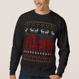 Sweatshirt Roller Dessous de verre Scène laide Sweater de Noë