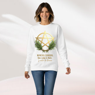Sweatshirt Romero y Pentáculo talismán tradición Celta