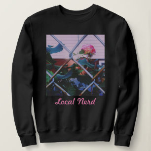 Sweatshirt rose de ballot local