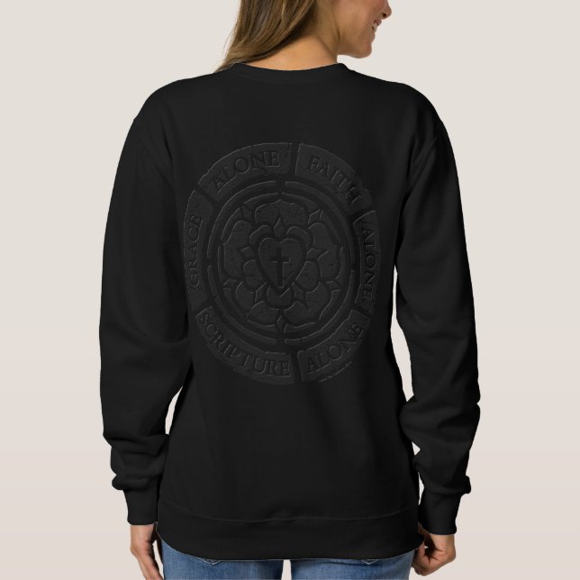 Sweatshirt Rose vieilli Pierre Luther (Dos)