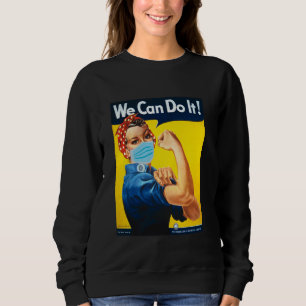 Sweatshirt Rosie Face Riveter Nous Pouvons Le Faire Face Masq
