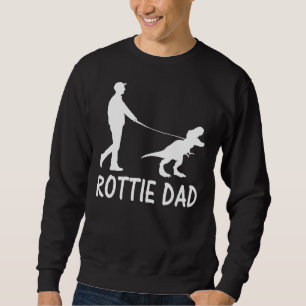 Sweatshirt Rottie Dad Rottweiler Chien Dinosaur