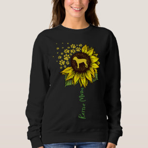 Sweatshirt Rottie Mom Sunflower Rottweiler Chien Maman Maman