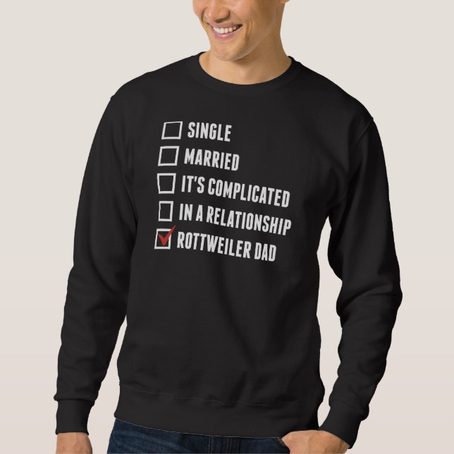 Sweatshirt Rottweiler Papa 13 (Devant)