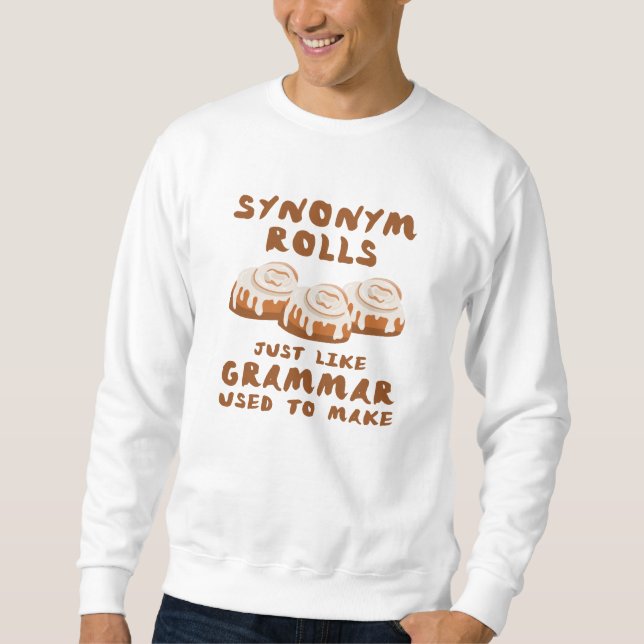 Sweatshirt Roulés synonymes (Devant)