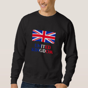 Sweatshirt Royaume-Uni Pays Drapeau Britannique