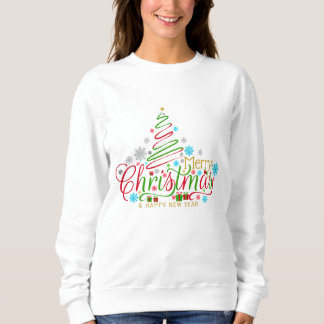 Sweatshirt Ruban de houx et de baies #Noël #xmas #nouvelan
