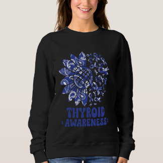 Sweatshirt Ruban de sensibilisation à la marmite bleue pour l