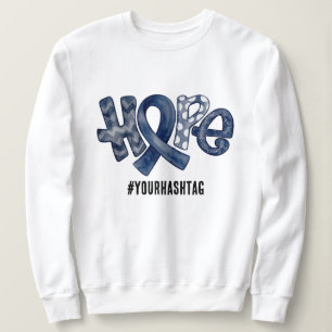 Sweatshirt Ruban de sensibilisation à l'espoir Hashtag person