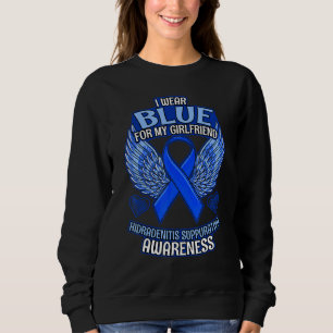 Sweatshirt Ruban de soutien pour petite amie et sensibilisati