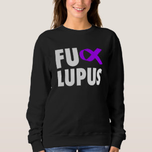 Sweatshirt Ruban violet Fu Lupus - Lupus