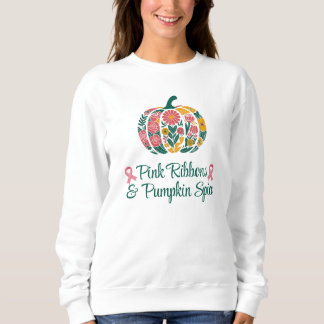 Sweatshirt Rubans roses et épices Citrouilles - Halloween