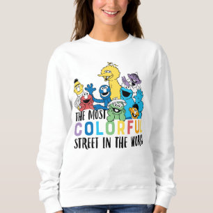 Sweatshirt Rue Sésame   La Rue La Plus Colorée