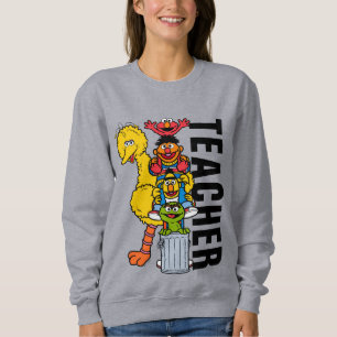 Sweatshirt Rue Sésame Sesame Street Pals enseignant