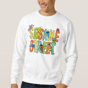 Sweatshirt Rue Sésame   Sesame Street Type Pals