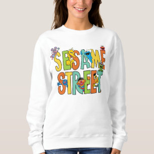 Sweatshirt Rue Sésame Sesame Street Type Pals