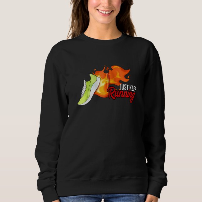 Sweatshirt Runner Runner Running Zip (Devant)