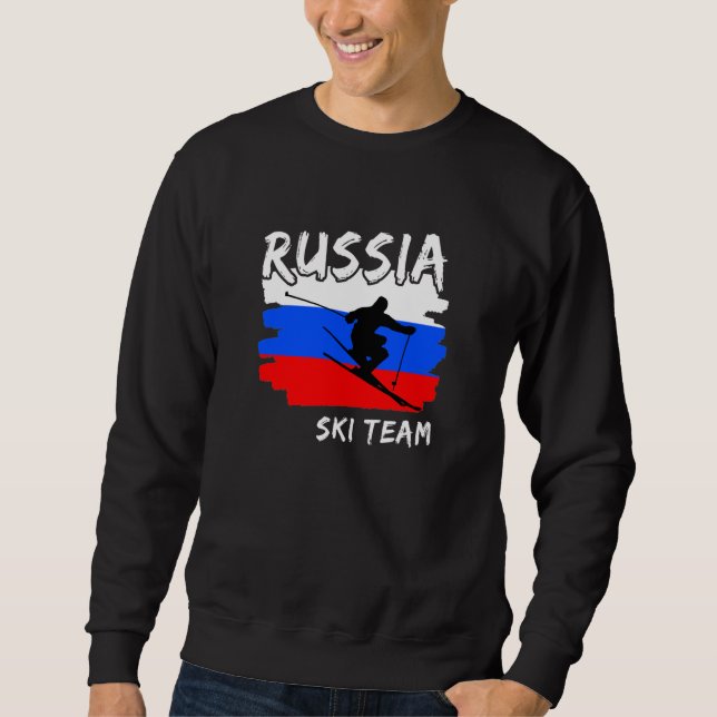 Sweatshirt Russie Ski  (Devant)
