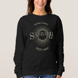 Sweatshirt Sabbat Hébreu Israélite Repose Sabbat Dur Saint à