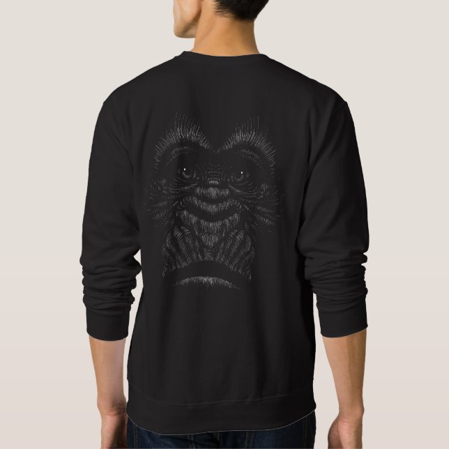Sweatshirt Sad Gorilla  (Dos)