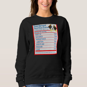 Sweatshirt Saint Bernard Chien Propriétaire de la race Funny