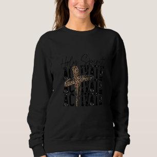 Sweatshirt Saint-Esprit Activation Léopard Jésus chrétien