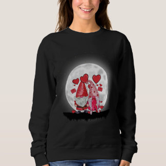 Sweatshirt Saint Valentin Amour mignon Gnome Holding Heart Fu