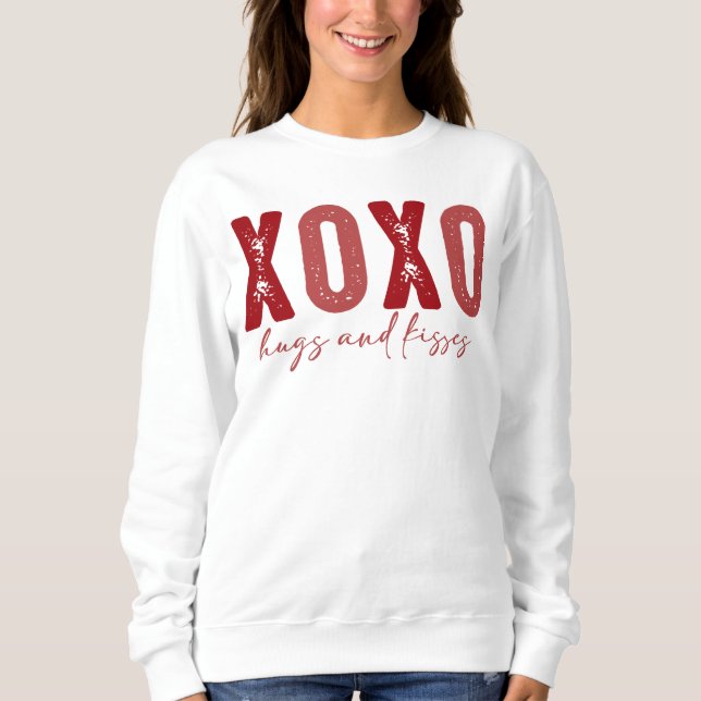 Sweatshirt Saint Valentin XOXO (Devant)