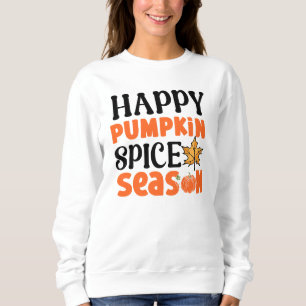 Sweatshirt Saison automnale saveur de citrouille