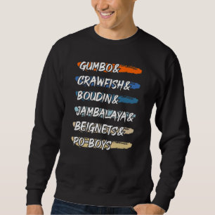 Sweatshirt Saison de Crayfish Cajun Boil Nola Louisiane