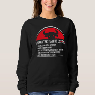 Sweatshirt Saison de marchandises Taurus SIGNE Zodiaque Astro