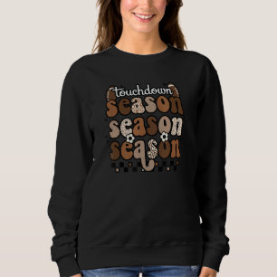 Sweatshirt Saison de touchdown Football Marguerite Jours de m
