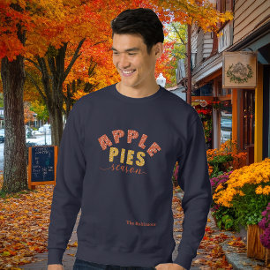 Sweatshirt Saison des tartes aux pommes Vibes Personnaliser l