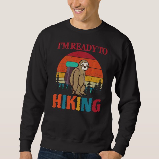 Sweatshirt Saison Randonnée Sloth (Devant)