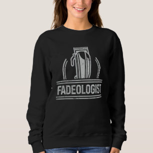 Sweatshirt Salon de coiffure aux ciseaux Coupe Tondu Barbe 1