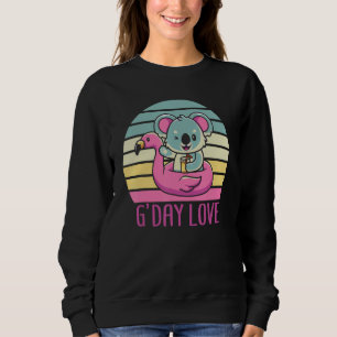 Sweatshirt Salut mec amour Salut chérie australienne Koala W