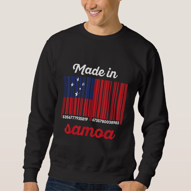Sweatshirt Samoa fait main (Devant)