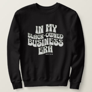 Sweatshirt S'AMUSER DANS MON ÉPOQUE D'AFFAIRES NOIRE A Super