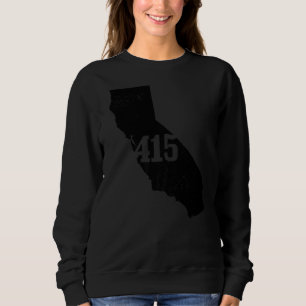 Sweatshirt San Francisco 415 Indicatif régional California St